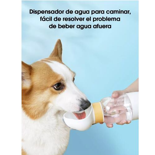 Botella Dispensador De Agua Bebedero Comedero Para Perro