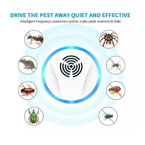 Set Ahuyentador De Insectos Ultrasónico Inteligente De 6 Piezas