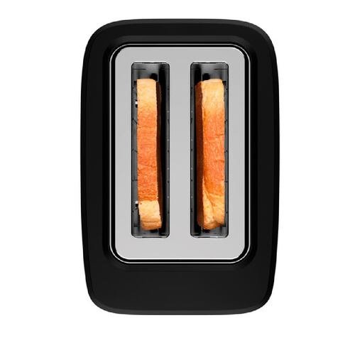 Tostador de Pan MasterChef 2 Rebanadas Negro MK-T-2