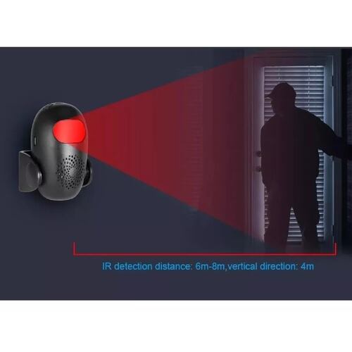 Inteligente Timbre De Puerta Con Sensor De Movimientos