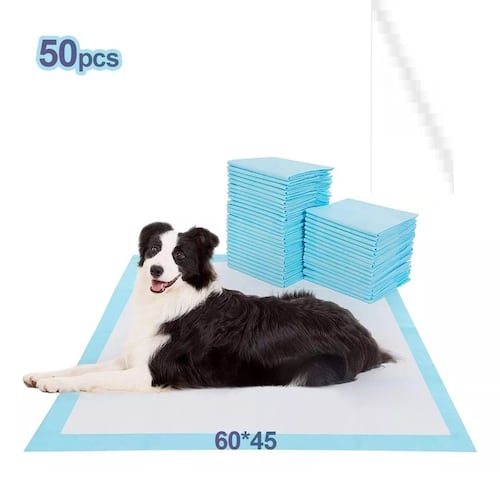 Paquete Tapetes Entrenadores Para Perros Gatos Mascotas 50 Pzas