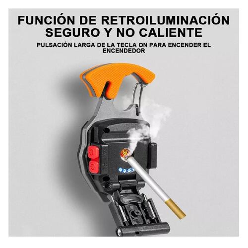 Linterna Led Llavero Portátil Lámpara Táctica Multifunción