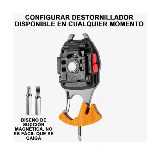 Linterna Led Llavero Portátil Lámpara Táctica Multifunción