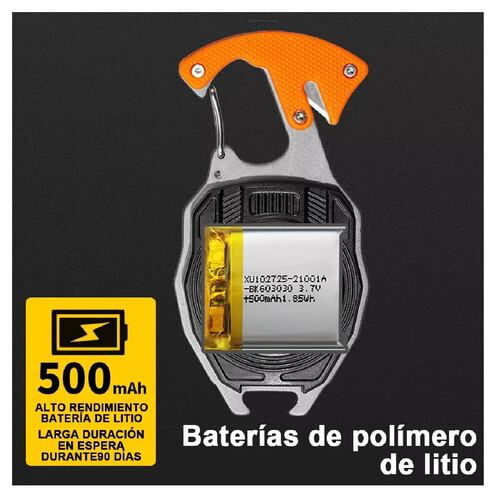 Linterna Led Llavero Portátil Lámpara Táctica Multifunción