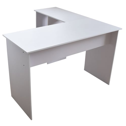 Escritorio Moderno Esquinero Hogare home Office Estudiantil Color Blanco