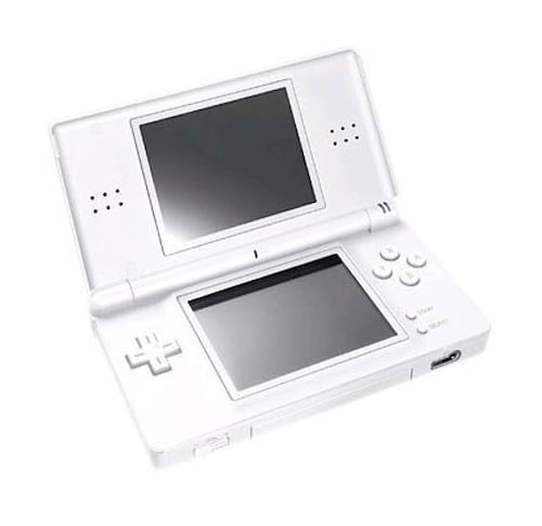Nintendo DS Lite Con Cartucho Con 208 Videojuegos Color Blanco