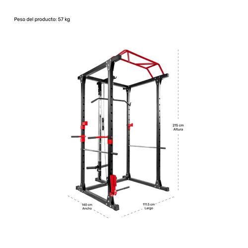 Rack Jaula Sentadilla Squat Barra Olimpica Multifuncional