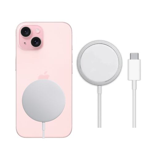 Apple Iphone 15 Rosa 128 Gb Nuevo sellado +Cargador Inalambrico .