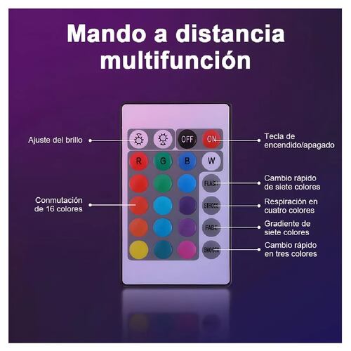 Barra Luz Led Tira Colores Inteligente Música Rgb Y Control