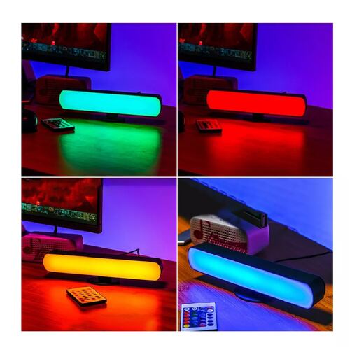 Barra Luz Led Tira Colores Inteligente Música Rgb Y Control