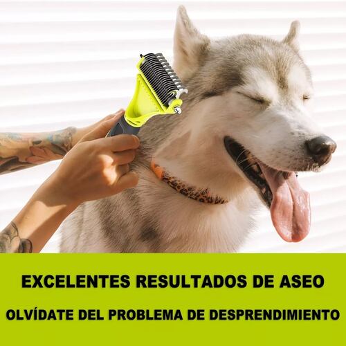 Kit Cepillo Deslanador Pelo Y Peine Para Perro Gato Mascotas