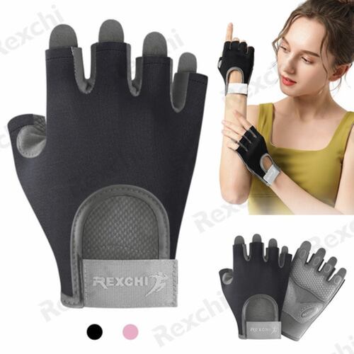 Guantes Gym Tacticos Pesas Crossfit Gimnasio Negro L