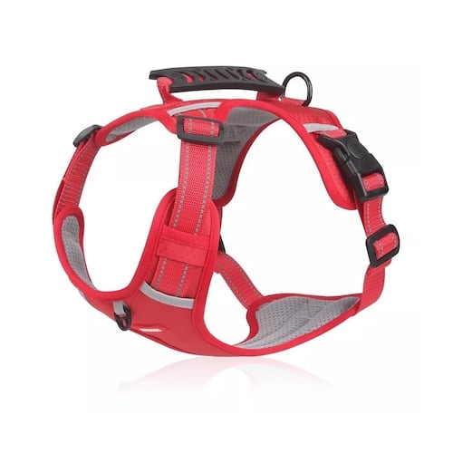 Pechera Arnés De Seguridad Para Perro Grande Rojo