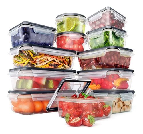 Contenedores Herméticos Para Almacenar Alimentos 12 Uds. 