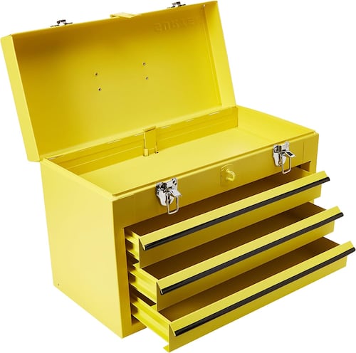 Caja Herramienta 11.3/4 X18X9 Metalica 3 Gavet Surtek 125111