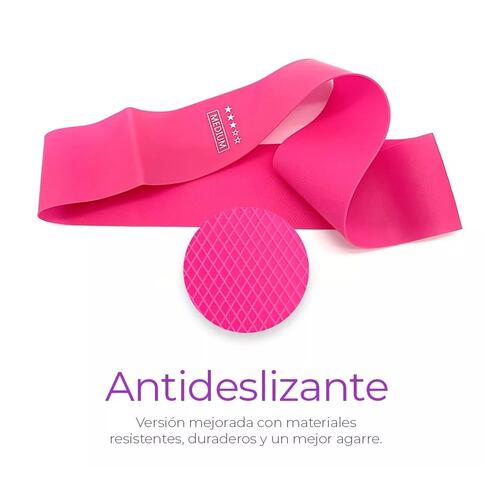Kit Bandas Para Ejercicio Resistencia Elásticas 5 Niveles Yoga