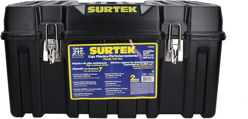 Caja Herramientas C Broches Metalicos Charola D Surtek Cps20