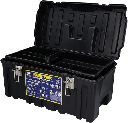 Caja Herramientas C Broches Metalicos Charola D Surtek Cps20