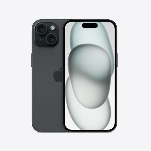 Apple Iphone 15 Negro 128GB Nuevo abierto + Cubo Carga Rápida .