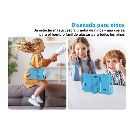 Tablet Con Funda Smart 7kids 32gb Azul 3gb Memoria Ram Azul