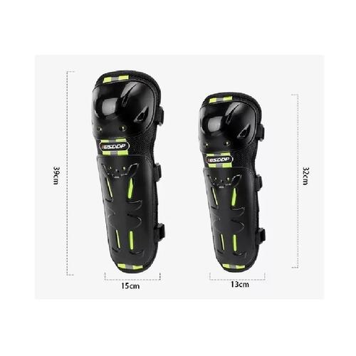 Set Rodilleras Coderas 2 En 1 Para Motociclista Protección,4p