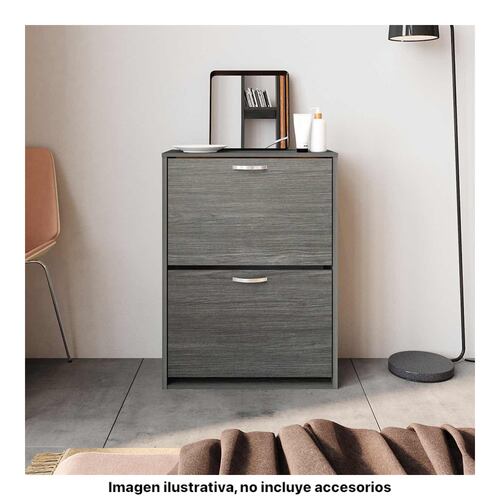 Zapatera Organizador 12 Pares Playcon  Color Gris