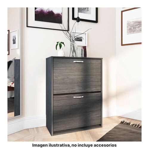 Zapatera Organizador 12 Pares Playcon  Color Gris