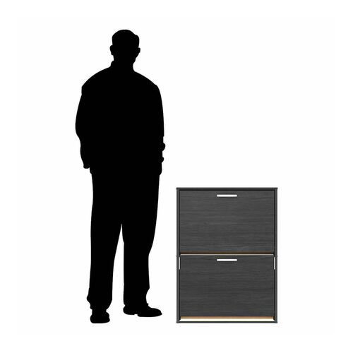 Zapatera Organizador 12 Pares Playcon  Color Gris