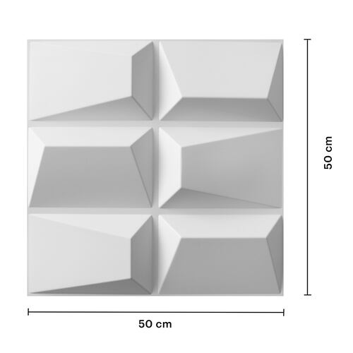 AGBOX Panel Decorativo de Pared 3D set 12 Piezas Diseño Cuadros Grandes TH-PANS085