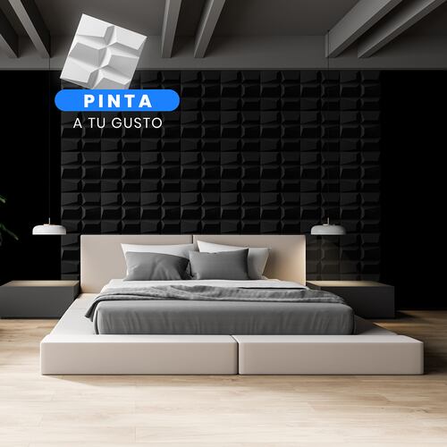 AGBOX Panel Decorativo de Pared 3D set 12 Piezas Diseño Cuadros Grandes TH-PANS085