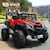 Montable eléctrico Camioneta Razer Jeep con control remoto asientos de piel bluetooth bocinas Edades Infantil 2 a 5 años Enyz Rojo