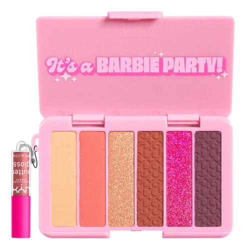 Paleta De Sombras Min Color de la sombra Barby Party rosa