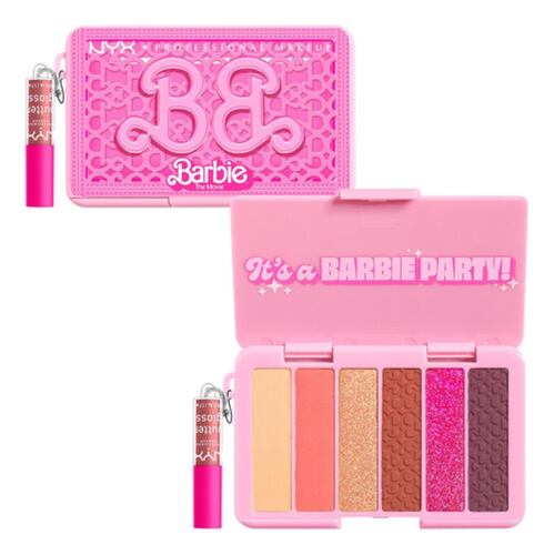 Paleta De Sombras Min Color de la sombra Barby Party rosa