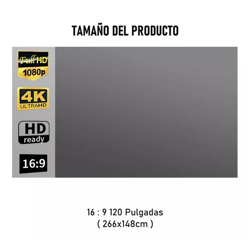 Pantalla De Proyeccion Cortina Metálica Anti-luz