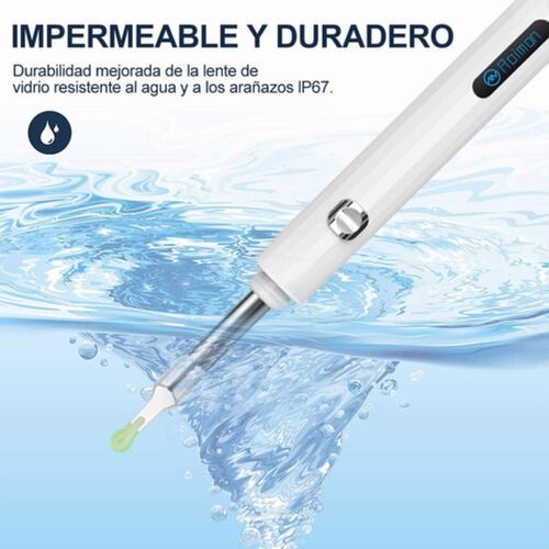 Limpiador De Oido Inteligente Endoscopio Inalámbrico 14 Pcs Blanco