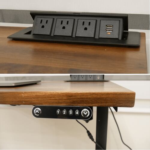 Escritorio De Altura Ajustable Estilo Nordico Marca Nordesks.