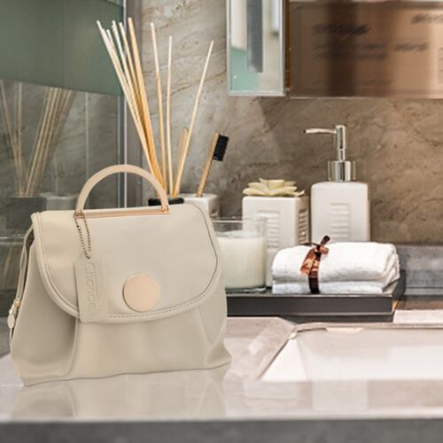 Neceser Profesional Caja Cosmetiquera De Viaje Mujer 14 En 1 Beige