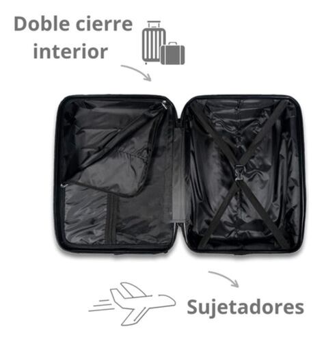 Maleta De Mano Para 10 Kg Llantas Dobles Desmontables Gris 