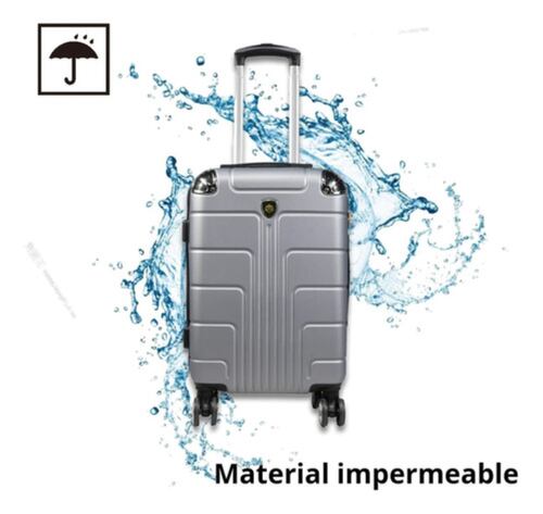 Maleta De Mano Para 10 Kg Llantas Dobles Desmontables Gris 