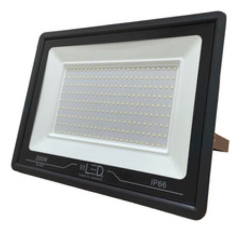 Reflector LED WS-804 30W con luz blanco y carcasa negro 110V/220V Amarillo