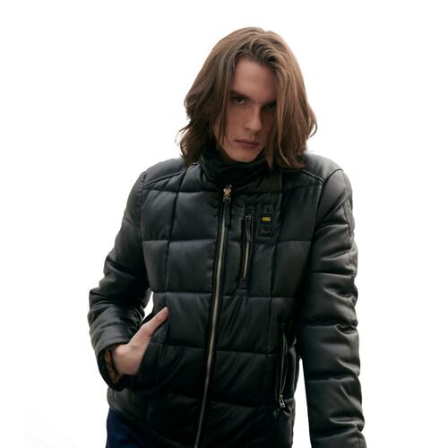 Chamarra capitonada para hombre, cuello alto, mod. 1097555