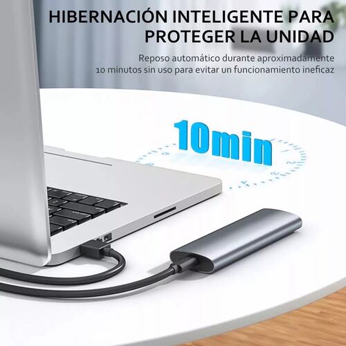 Case Gabinete Disco Duro Ssd M.2 Tipo C Usb 3.2