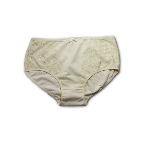 Bikini con encaje en los costados.Brinda ajuste perfecto al cuerpo que te hara sentir comoda todo el dia. Marca: Maria Intima..