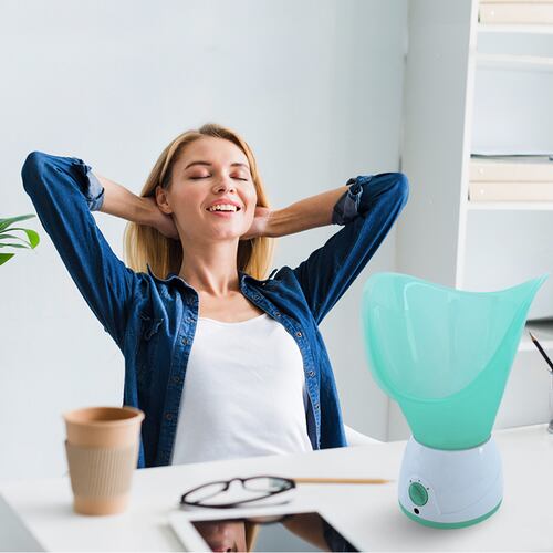 AGBOX Vaporizador Sauna Facial Limpieza Puntos Negros TH-SAUNF0