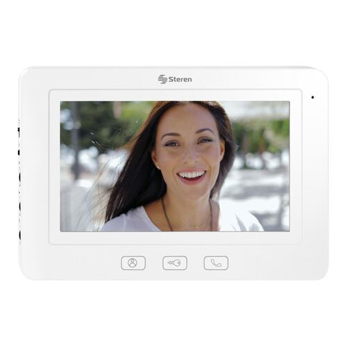 Monitor A Color De 7 Pulg Para Tv Portero Cctv-086 Steren.