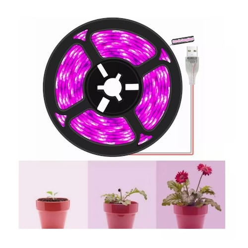 Tira De Luz Led 5m Crecimiento Planta Espectro Completo