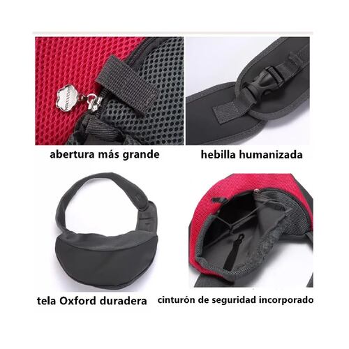 Gatos Y Perros Mochila Para Mascotas/cangurera Para Mascotas Negro