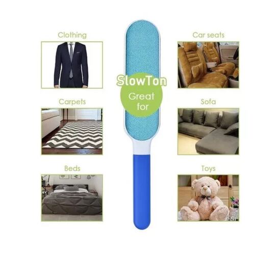 Kit Removedor De Pelo Mascotas Guante(2pcs)+cepillo Quita Pelusa.