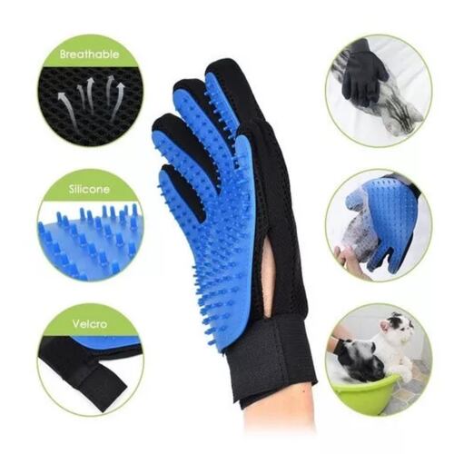 Kit Removedor De Pelo Mascotas Guante(2pcs)+cepillo Quita Pelusa.