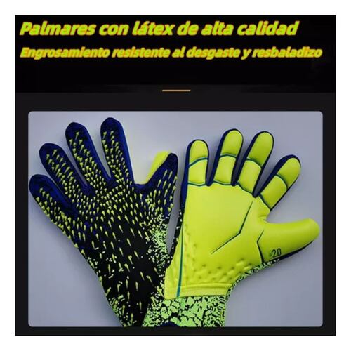 Guantes Portero De Antideslizante Para Fútbol Y Balón Fútbol 8(Adulto) verde